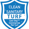 Clean and Sanitary Cool Dog Turf Promise