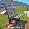 Trail Bench - 4 ft Surface Mount