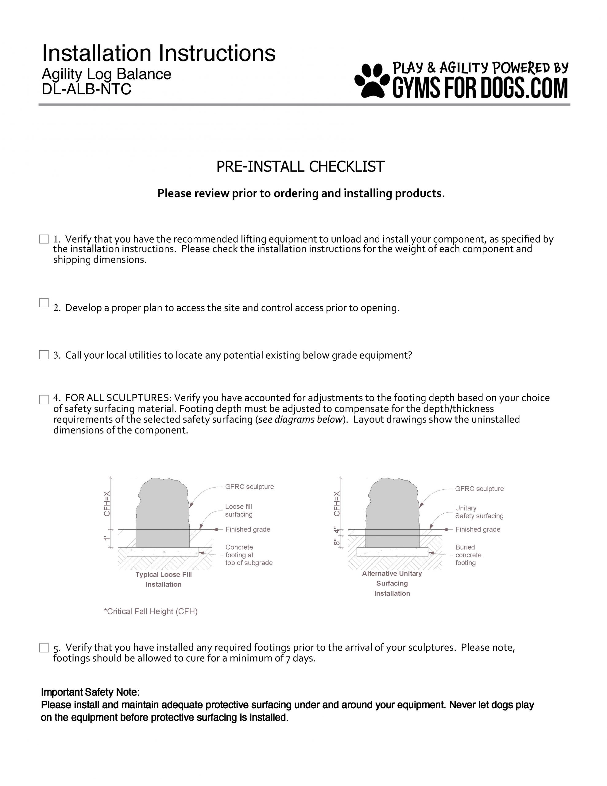 AgilityLogBalance InteractivePlay Installation GymsForDogs Page 2