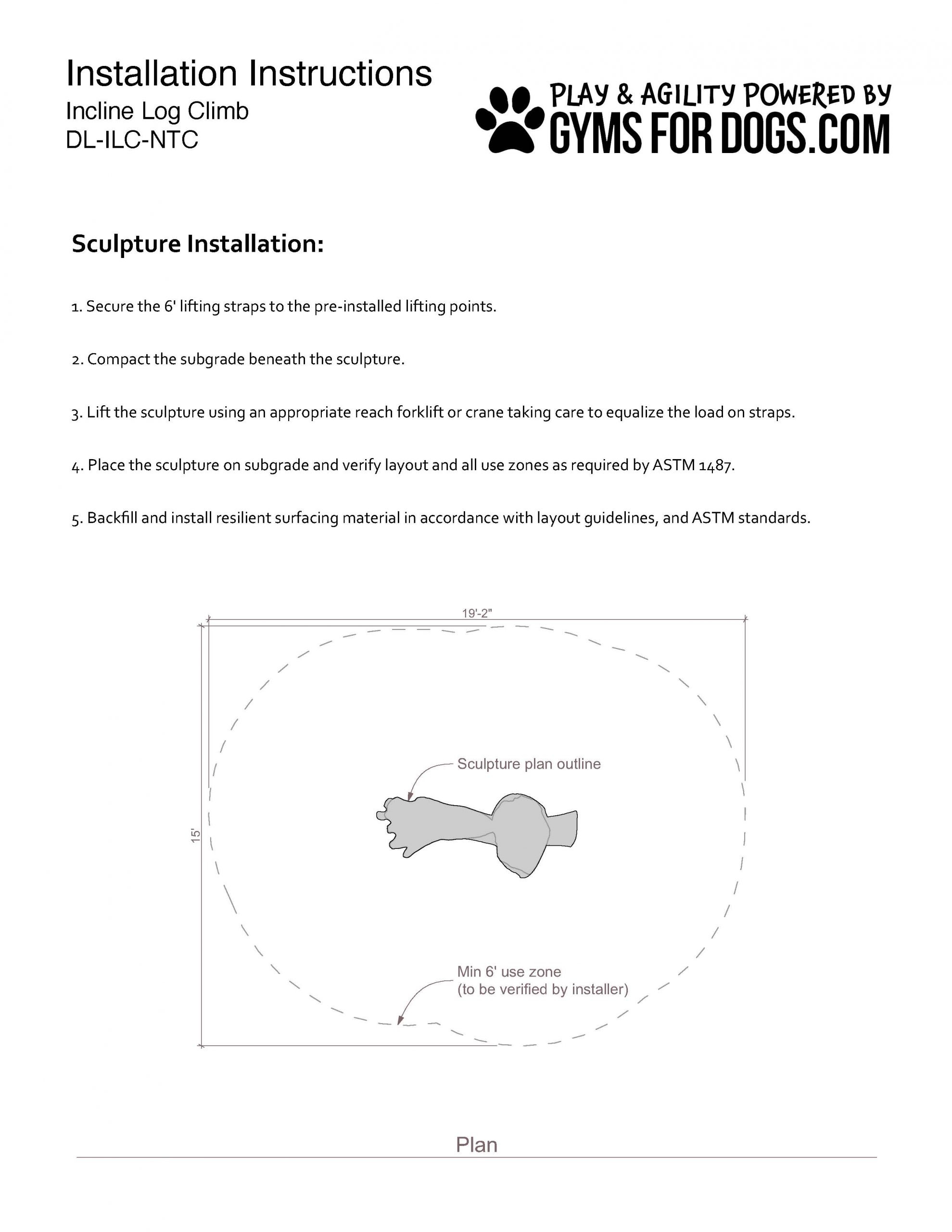 InclineLogClimb Install InteractivePlay GymsForDogs Page 3