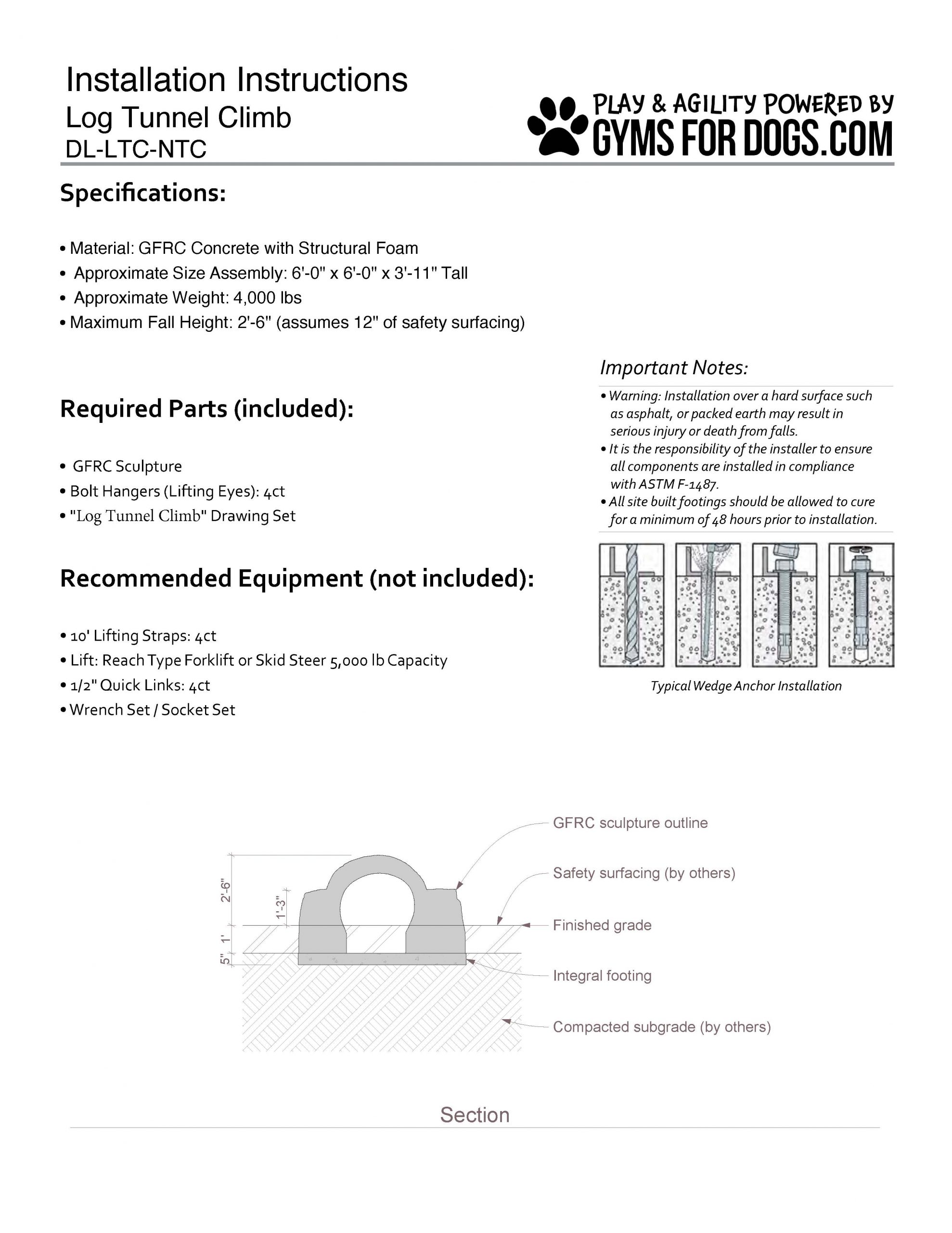 LogTunnelClimb InteractivePlaySeries GymsForDogs Page 1