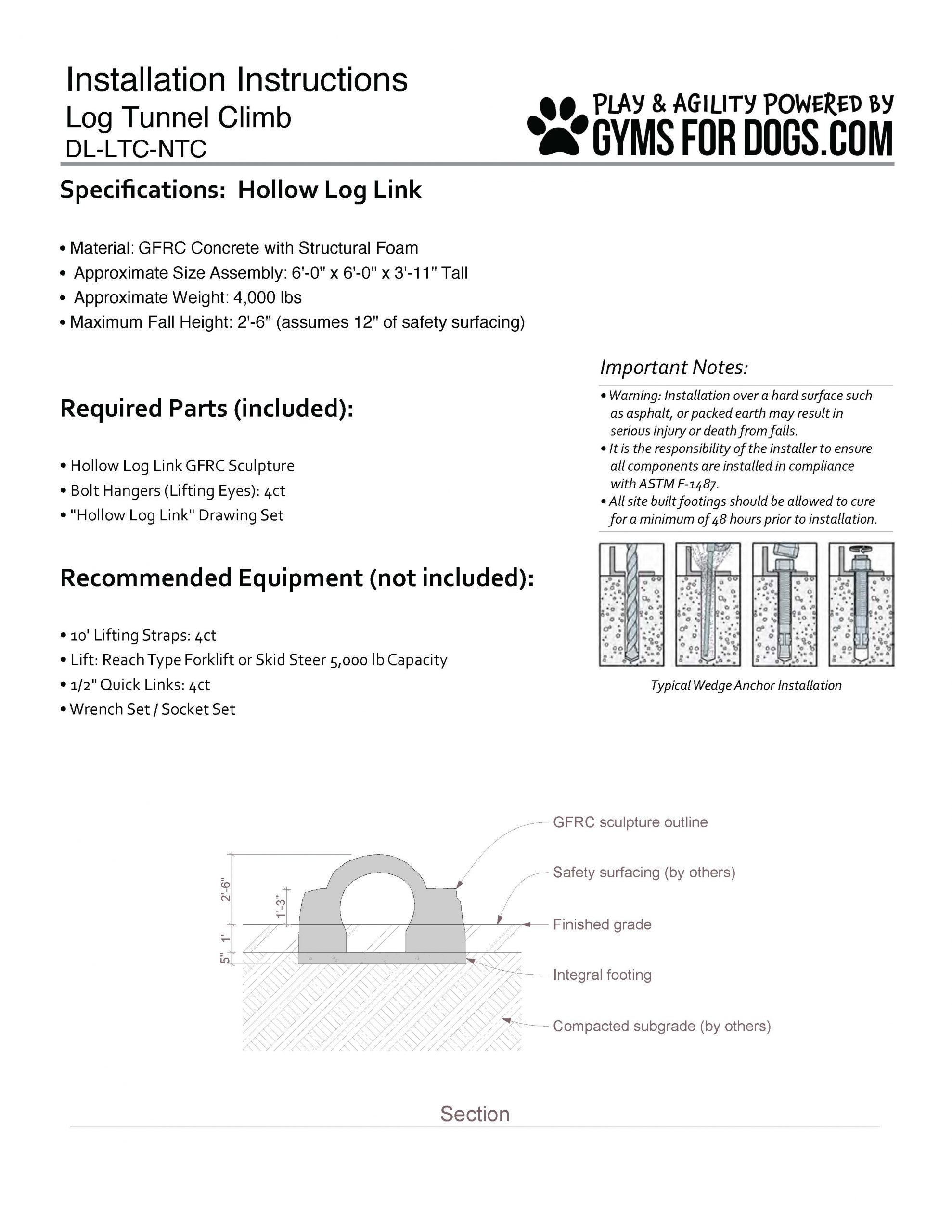 LogTunnelClimb InteractivePlaySeries GymsForDogs Page 1